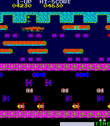 Frog (Hermatic, bootleg on Galaxian hardware from Electro Game) png snap