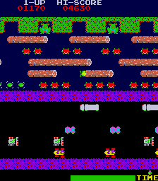 Frogger (Hermatic, bootleg on Scramble hardware from Video Dens) png snap