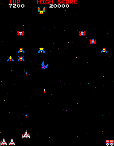 Galaga (Namco rev. B) png snap