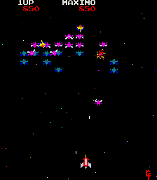 Galaxian Growing Galaxip / Galaxian Nave Creciente (Recreativos Franco S.A. Spanish bootleg) png snap