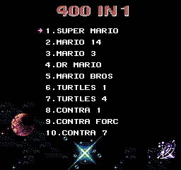 Game Box 400 in 1 (2019 PCB) png snap