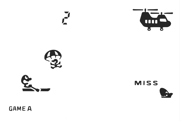 Game & Watch: Parachute png snap
