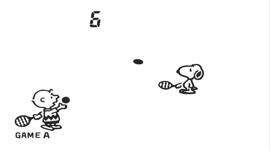 Game & Watch: Snoopy Tennis png snap