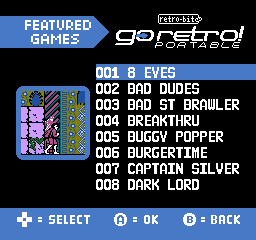 Go Retro Portable 250+ Games (US, V1.2) png snap