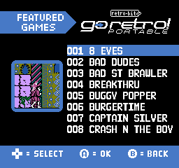 Go Retro Portable 250+ Games (US, V1.3) png snap