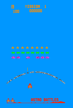 Gorf (program 1, with German language ROM) png snap