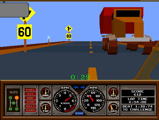 Hard Drivin' (cockpit, British, rev 7) png snap