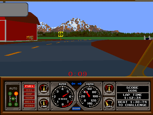 Hard Drivin' (cockpit, British, rev 5) png snap