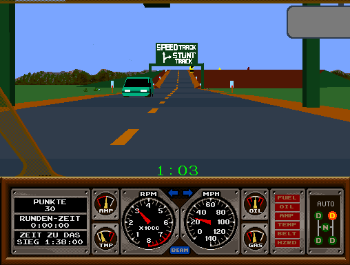 Hard Drivin' (cockpit, German, rev 4) png snap