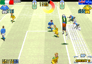 Hat Trick Hero '95 (Ver 2.5A 1994/11/03) png snap