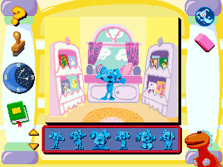 Blue's Room: Coloring With Blue (JAKKS Pacific TV Game) png snap