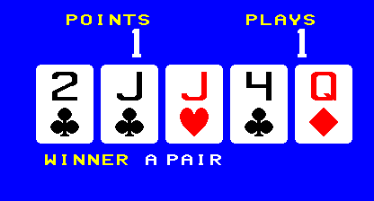 Joker Poker (Version 16.03BI 5-10-85, Poker No Raise ICB 9-30-86) png snap