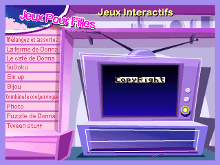 10 Jeux Interactifs / Jeux Pour Filles (France) png snap