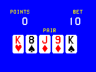 Draw Poker HI-LO (bootleg, set 2) png snap