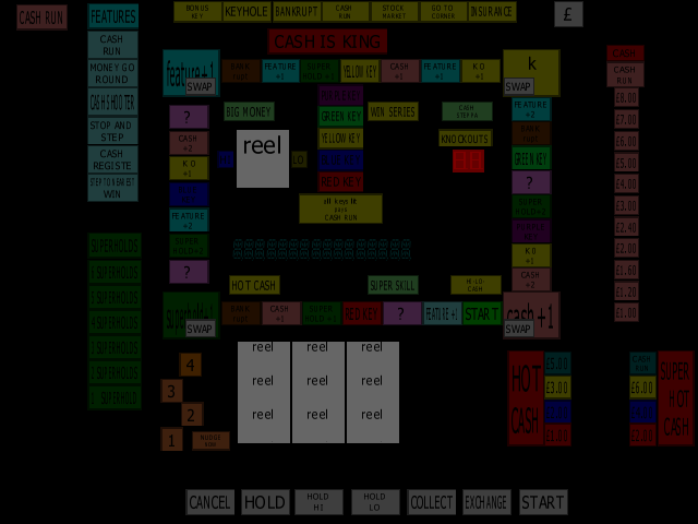 Cash Is King (Maygay) v1.1 (alternate,Protocol) (M1A/B) png snap