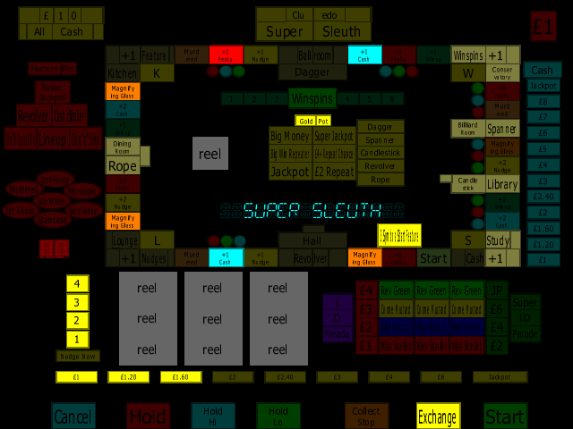 Cluedo Super Sleuth (Maygay) v1.1 (Older) (M1A/B) png snap