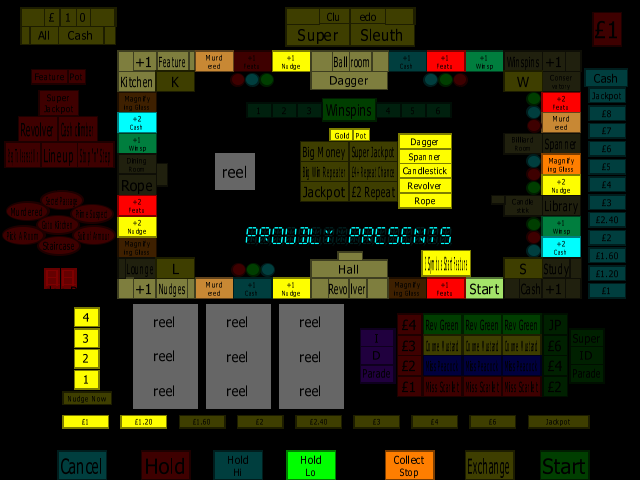 Cluedo Super Sleuth (Maygay) v1.2 (Older) (M1A/B) png snap