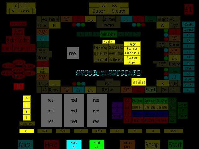 Cluedo Super Sleuth (Maygay) v3.1 (Older) (M1A/B) png snap