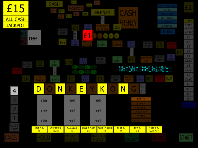 Donkey Kong (Maygay) v3.1 (Protocol) (M1A/B) png snap