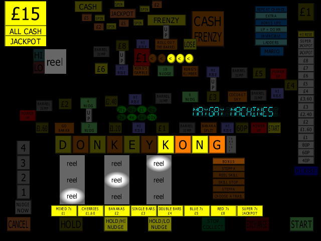 Donkey Kong (Maygay) v5.1 (Protocol) (M1A/B) png snap
