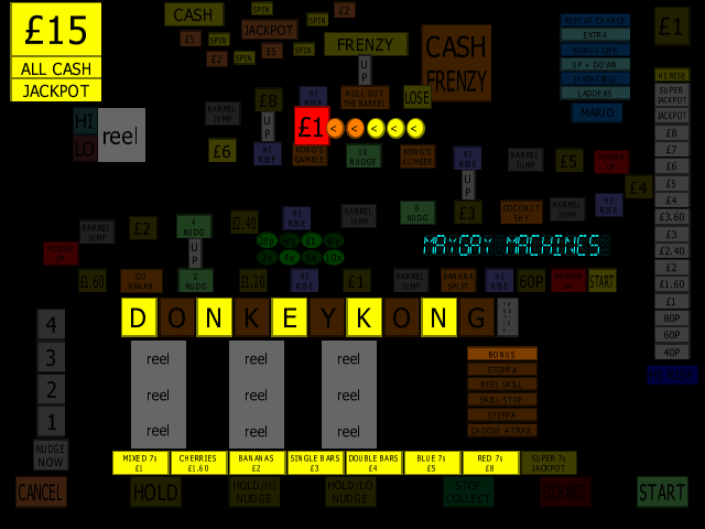 Donkey Kong (Maygay) v8.1 (Alternate) (M1A/B) png snap