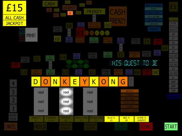 Donkey Kong (Maygay) v8.1 (Older) (Protocol) (M1A/B) png snap