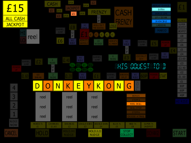 Donkey Kong (Maygay) v9.1 (Alternate) (M1A/B) png snap
