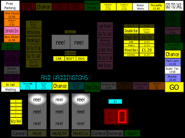 Deluxe Monopoly (Maygay) v5.1 (M1A/B) png snap
