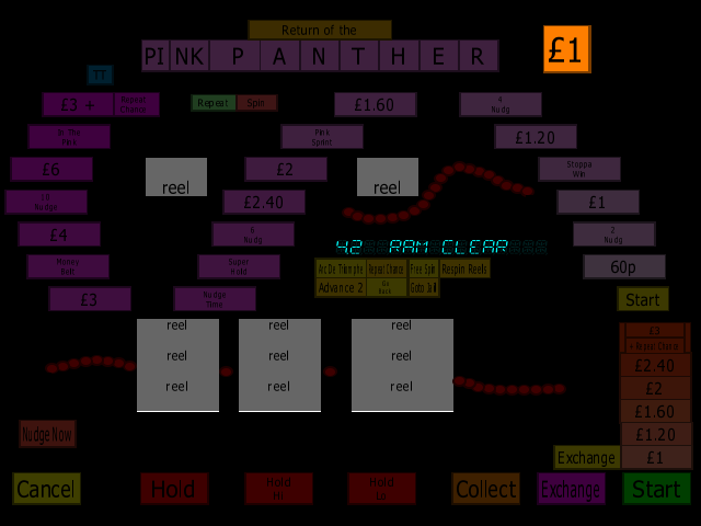 Return Of The Pink Panther (Maygay) (M1A/B) (set 3) png snap