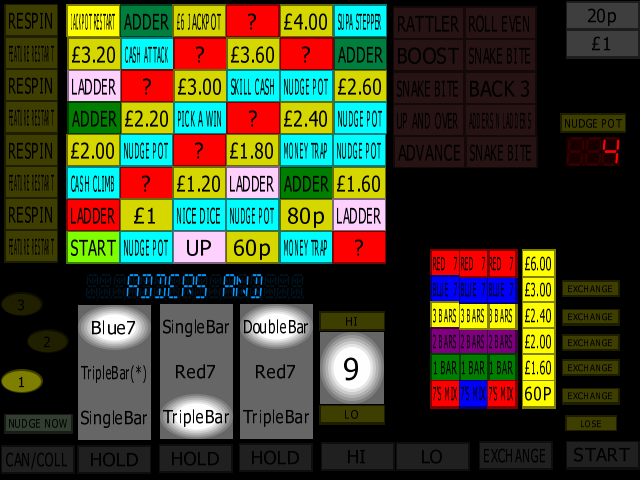 Classic Adders & Ladders (BWB / Barcrest) (MPU4) (ADD 1.0, set 2) png snap
