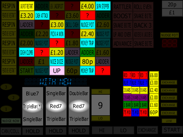 Classic Adders & Ladders (BWB / Barcrest) (MPU4) (ADD 3.0, set 4) png snap