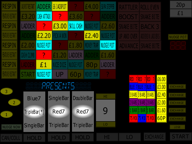 Classic Adders & Ladders (BWB / Barcrest) (MPU4) (ADD 4.0, set 2) png snap