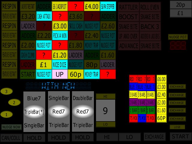Classic Adders & Ladders (BWB / Barcrest) (MPU4) (ADD 4.0 C, set 1) png snap