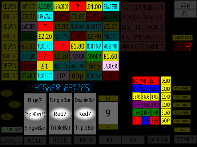 Classic Adders & Ladders (BWB / Barcrest) (MPU4) (ADD 5.0, set 2) png snap