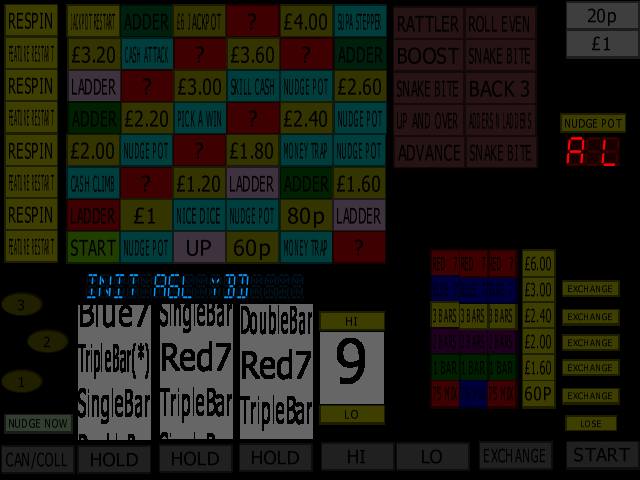 Classic Adders & Ladders (Barcrest) (MPU4) (A6L 0.1 YBD) png snap