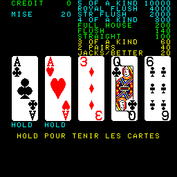 Mega Double Poker (conversion kit, version 2.1 MD) png snap