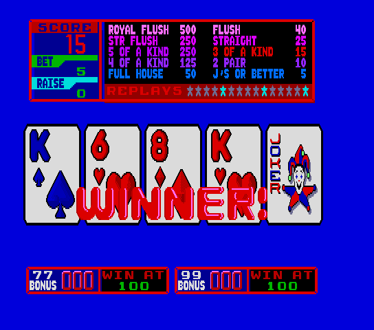 Merit Joker Poker (9131-09) png snap
