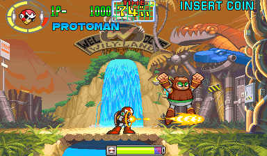 Mega Man: The Power Battle (CPS2, USA 950925, SAMPLE Version) png snap