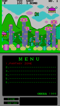 Fantasy Zone (Mega-Tech, SMS based) png snap