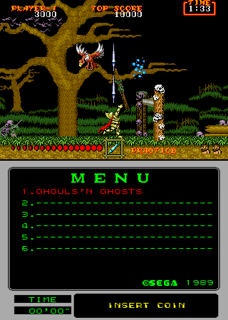 Ghouls'n Ghosts (Mega-Tech) png snap