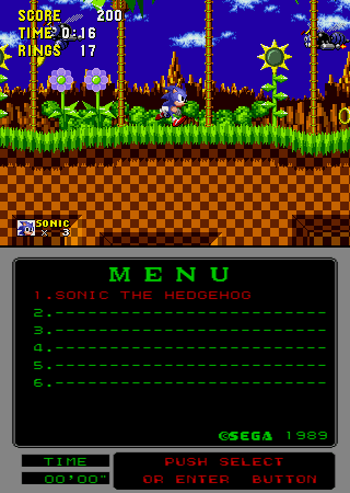 Sonic The Hedgehog (Mega-Tech, set 1) png snap