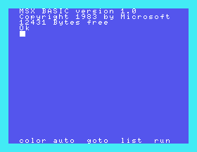 MX-10 (MSX1, Japan) png snap