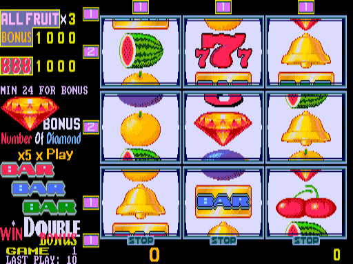 New Fruit Bonus '96 Special Edition (v3.62, C1 PCB) png snap
