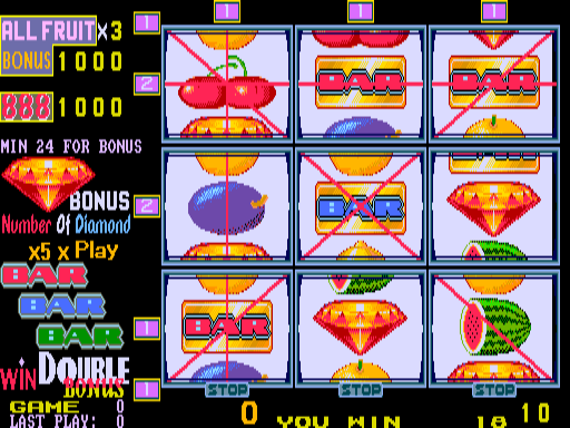 New Fruit Bonus '96 Special Edition (v3.61a, DK PCB) png snap