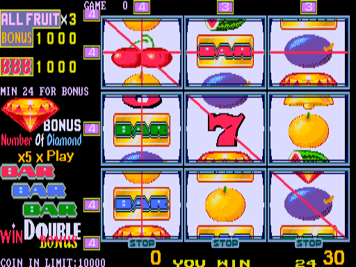 New Fruit Bonus '96 Special Edition (v3.53, D PCB) png snap