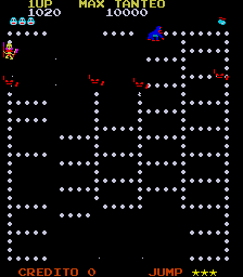 Olivmandingo (Spanish bootleg of Mandinga on Galaxian hardware, set 1) png snap