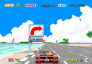 Out Run (deluxe sitdown earlier version) png snap