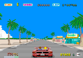Out Run (sitdown/upright, Rev B) (Enhanced Edition v1.1.0) png snap