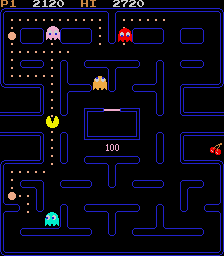 Pac-Man (bootleg on World Cup '90 hardware) png snap