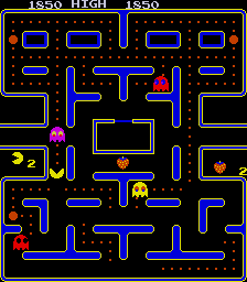 Pac-Man (bootleg on Galaxian hardware, set 1) png snap